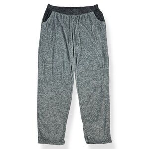 Climate Right‎ Cuddl Duds Joggers Womens M Medium Black Gray Soft Knit